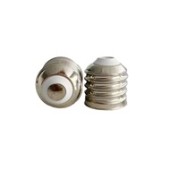 Support de lampe E40 en fer nickelé à vis, base de lampe LED haute puissance pour l'exploitation minière