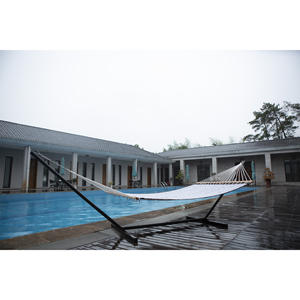 स्टील गार्डन स्विंग चेयर लटका हुआ हैममॉक स्टैंड गर्मियों में त्वरित सूखा सूखा गार्डन हैममॉक आउटडोर कैंपिंग - Product Image 6