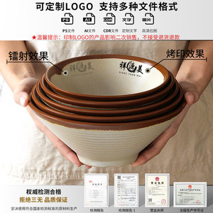 Tazones de Melamina A5, Tazones Retro Comerciales para Ramen, Arroz, Sopa de Fideos, Tazones Grandes para Fideos Instantáneos, Uso en Restaurantes - Product Image 4