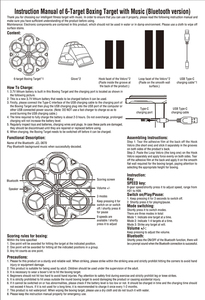 BSCI audit fabbrica all'ingrosso di boxe macchina da allenamento Fitness manichino giocattoli di boxe per bambini musica macchina da boxe - Product Image 6