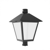 Nouveauté : Lampadaire de jardin extérieur en aluminium 60W 120W 5000K IP65, 3 CCT modifiables, LED AC