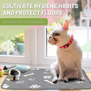 क्रॉस-बॉर्डर हॉट-सेलिंग पालतू मूत्र-प्रमाण पुनः प्रयोज्य वॉशबल कुत्ते प्रशिक्षण के लिए अवशोषक वाटरप्रूफ डायपर पैड प्रशिक्षण के लिए - Product Image 2