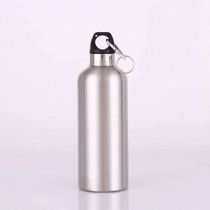Stainless Steel Vacuum Insulated Water Bottle Double Wall Thermal <b>Flask</b> With Carabiner For Outdoor Camping Travel - Product Image 2