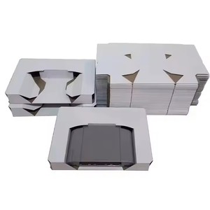Plateau de remplacement d'incrustation intérieure de boîtier de jeu de Offre Spéciale pour <span class=keywords><strong>Nintendo</strong></span> <span class=keywords><strong>64</strong></span> pour N64 plateau de boîte de cartouche de jeu d'insertion en carton - Product Image 4