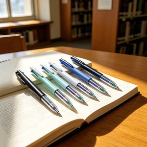 <span class=keywords><strong>Stylo</strong></span> publicitaire sportif avec logo, 5 couleurs, multicolore, écriture 1,0 mm, papeterie japonaise et coréenne en plastique, <span class=keywords><strong>stylo</strong></span> étudiant 5 en 1 - Product Image 2