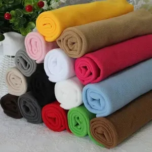 100% tessuto a maglia antirughe in tessuto semplice in poliestere per abbigliamento pigiama giacca