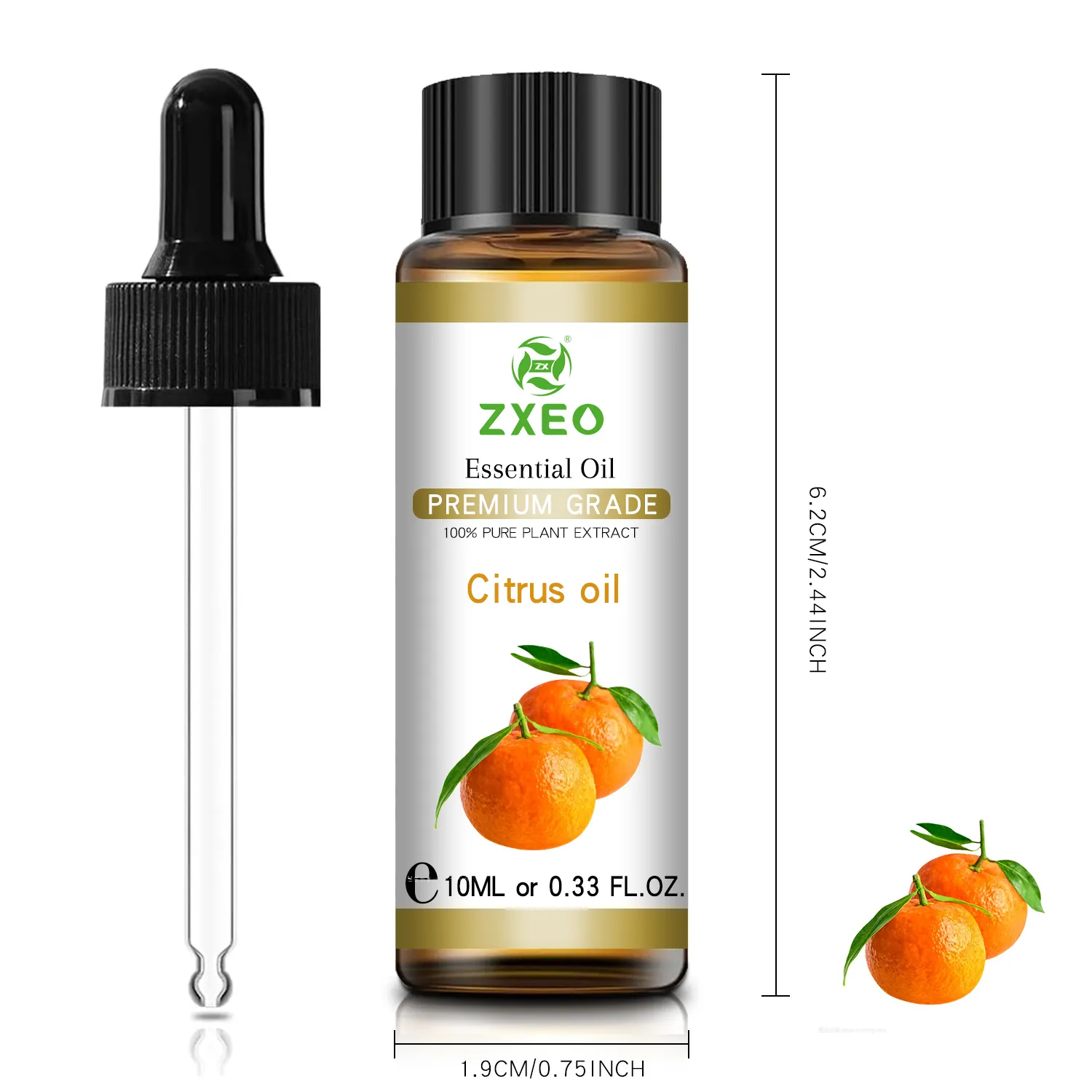 Aceite esencial para el cuidado de la piel 100% Pure Natural Citrus Oil para el cuidado del cuerpo | Citrus Breeze Sooth Oil | Champú y aire de esencia cítrica