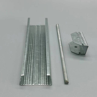 Clip de fixation pour profilé de plafond suspendu F47 pour acier léger
