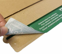 Enveloppe en carton A4 A5 à cannelures électroniques sans courbure enveloppe de livre enveloppe rigide à soufflet personnalisée autocollant de paquet de sac d'expédition