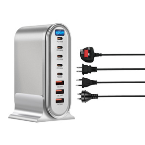Chargeur de bureau multifonction 600W PD à charge rapide avec plusieurs ports USB pour ordinateurs portables, téléphones et tablettes - Product Image 1