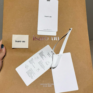 Phong cách tùy chỉnh giấy trắng nhãn hangtags cho quần áo giày mũ với logo thương hiệu - Product Image 4