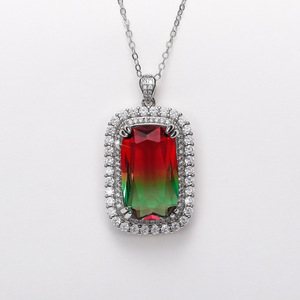 Collar de Cadena con Colgante de Perlas de Imitación de Cobre en Degradado de Dos Tonos, Elegante y Moderno, Joyería de Alta Gama para Mujer - Product Image 6