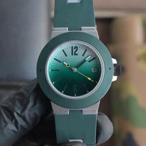 Aluminum Alloy 40mm Luxury Sport Diver <b>Automatic</b> <b>Chronograph</b> Wristwatch Alarm 100M Waterproof Mechanical Movement Concentric - Product Image 3