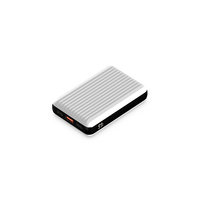 NP107D Batterie externe portable 10000mAh 30W à charge rapide, haute efficacité, chargeur de batterie Li-Ion ABS pour ordinateur portable, montre connectée, écouteurs