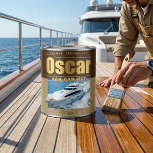 Yacht Varnish 0.8kg Alkyd Urethane High Gloss <b>Waterproof</b> Coating for Boats and Outdoor Wood Oscar - Product Image 2