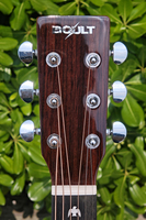 Gitar Akustik Elektrik Buatan Tangan Boult Factory, Top Spruce Solid, Back dan Side Rose Wood, Bentuk Cutaway, Senar Baja