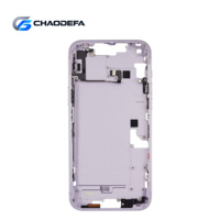 Boîtier central violet pour iPhone 14 Plus avec boutons d'alimentation et de volume – Accessoire de réparation pour téléphone portable – Garantie 1 an