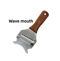 Râpe à truffes multifonctionnelle en acier inoxydable 430 avec manche en bois de rose, couteau à chocolat, trancheuse à fromage, outils de cuisine – Vente en gros
