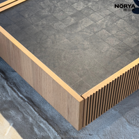 Table basse moderne NORYA avec tiroir pour le salon, table basse en bois pour la maison