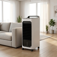 Climatiseur d'air portable électrique avec télécommande, minuterie, 3 vitesses, réfrigération par cristaux de glace pour usage hôtelier