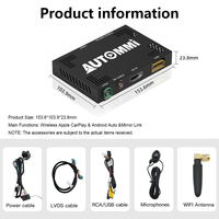 Kit d'interface de module décodeur sans fil Apple CarPlay et Android Auto pour Nissan Maxima 2010-2014