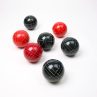 Boules de pétanque en résine personnalisées avec logo, 8 pièces, 90 mm, écologiques, durables, incassables, pour jeux sportifs familiaux, emballage en sac à main