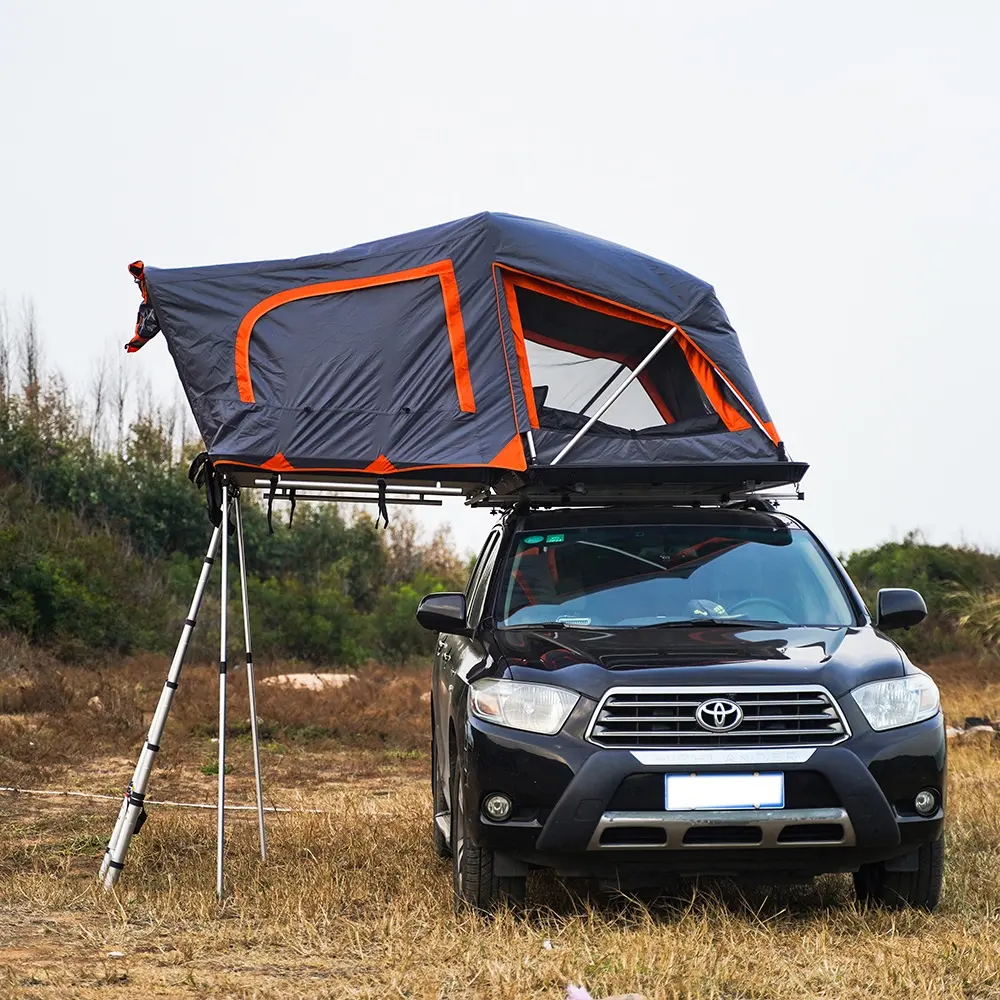 Marvelous Outdoor SUV Roof Top Tent - 4 Person Capacity, Hard Shell, Waterproof for Camping