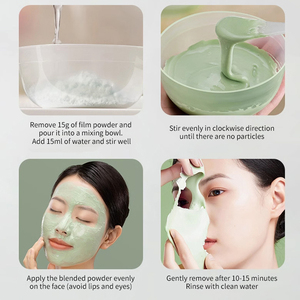 Mascarilla Facial en Polvo de Gelatina con LOGO Personalizado de Fábrica, 500g 650g, 30 Sabores, Mascarilla Facial de Arcilla de Gelatina Natural, Polvo Orgánico Desprendible - Product Image 5