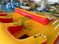 Nouveau design de l'eau banane curseur remorquable curseur gonflable tube d'eau canapé remorquable bateau Disco pour le lac