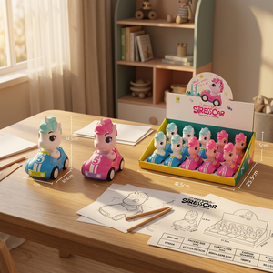 Juguete Antiestrés de Unicornio de Plástico con Sonido al Presionar y Luces, Regalo Escolar para Niños de 2 a 4 Años - Product Image 5