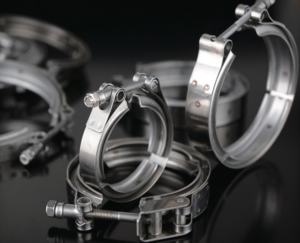 Collier de serrage universel en acier inoxydable 304 de 3 pouces pour tuyau d'échappement, type <span class=keywords><strong>V</strong></span>-<span class=keywords><strong>Band</strong></span>, pour polissage haute performance - Product Image 5