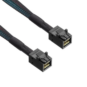 <b>Mini</b> Sas Sff 8643 Hd 12g Signal Cable Silver Plated Wire For Server Data Transmission - Product Image 3