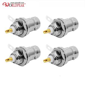 BNCメスナットパネルマウントはんだジャックアダプターモニター装置用コネクタRG58 RG59 RG6 RF同軸ケーブル溶接機 - Product Image 4