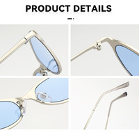 Lunettes de soleil rétro œil de chat à petite monture pour femmes, légères, UV400, personnalisables avec logo, lunettes de soleil polarisées pour hommes