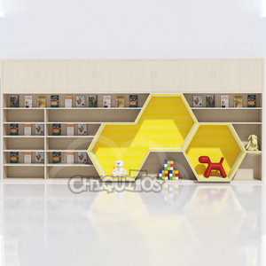 Chiquitos ensemble de meubles en bois moderne pour pépinière début Montessori enfant en bas âge garderie enfants étagère pour les écoles de lecture hôpitaux - Product Image 3