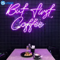 hot selling silicone flex strips window wall mounted party multi colors led signs light custom made neon acrylic sign