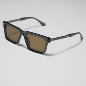 Lunettes de soleil polarisées carrées pour hommes JW-6011P, verres TAC UV400, monture en plastique et métal, noires, protection solaire pour la conduite en extérieur - Product Image 5