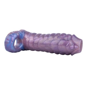 YOCY Gode de masturbation érotique pour hommes préservatif pénis épaissi mâle et femelle flirtant stimulation orgasme loup accolades - Product Image 3