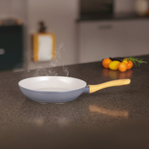 Design minimalista padella antiaderente in alluminio da cucina pentole da cucina in alluminio con manico in bachelite - Product Image 4