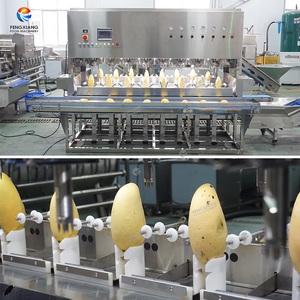 Máquina peladora de mangos FENGXIANG de 8 estaciones para planta de procesamiento de frutas con control PLC y diseño multifuncional - Product Image 5