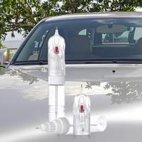 17ML/20ML vacío 2 en 1 botella de pluma de retoque recargable PET reparación de automóviles pintura tinta cepillo tapa para reparación Auto Kit de pluma de retoque