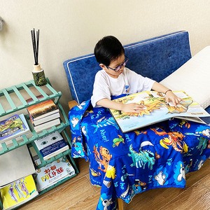 <span class=keywords><strong>Amazon</strong></span> de impresión de poliéster 5-10lbs de microfibra bebé ponderada manta dormir bien la gravedad manta para niño - Product Image 2