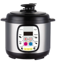 Olla a presión eléctrica de 2,5 l multiusos con control de Inteligencia de olla antiadherente Certificado CB KC