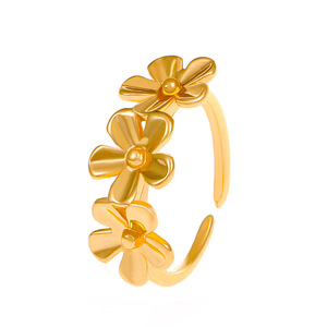 Wholesale Copper <b>Gold</b> Silver Plated Adjustable Open Toe <b>Ring</b> <b>Set</b> Hollow Butterfly Flower Summer Beach Foot Jewelry For Women - Product Image 1