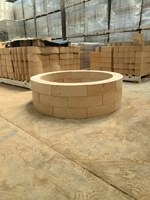 Fournisseur direct d'usine, briques réfractaires rondes en argile réfractaire pour fours industriels
