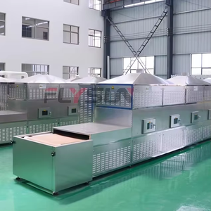 Secador de túnel de microondas Flysun para cinta transportadora de pastel de paja Máquina de secado de esterilización Máquina de secado de microondas de pastel de paja - Product Image 4