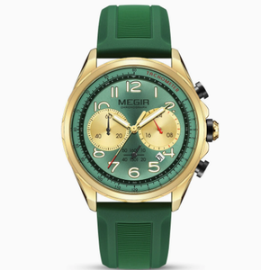 Reloj de Lujo Gohuos 9812 para Hombre, Reloj de Pulsera de Cuarzo con Correa de Nailon, Resistente al Agua, Manecillas Luminosas, Cronógrafo, Fecha - Product Image 4