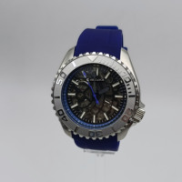 Reloj de pulsera SEILOCE de acero inoxidable con movimiento NH70, esfera hueca completa, cristal de zafiro, resistente al agua hasta 10BAR, caja transparente automática