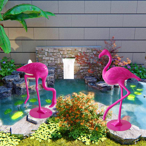 Cuộc Sống Kích Thước Thực Tế Flamingo Bức Tượng Nhựa Tác Phẩm Điêu Khắc Ngoài Trời Trang Trí Nội Thất Nhân Tạo Động Vật Tác Phẩm Nghệ Thuật Flamingo Điêu Khắc - Product Image 6
