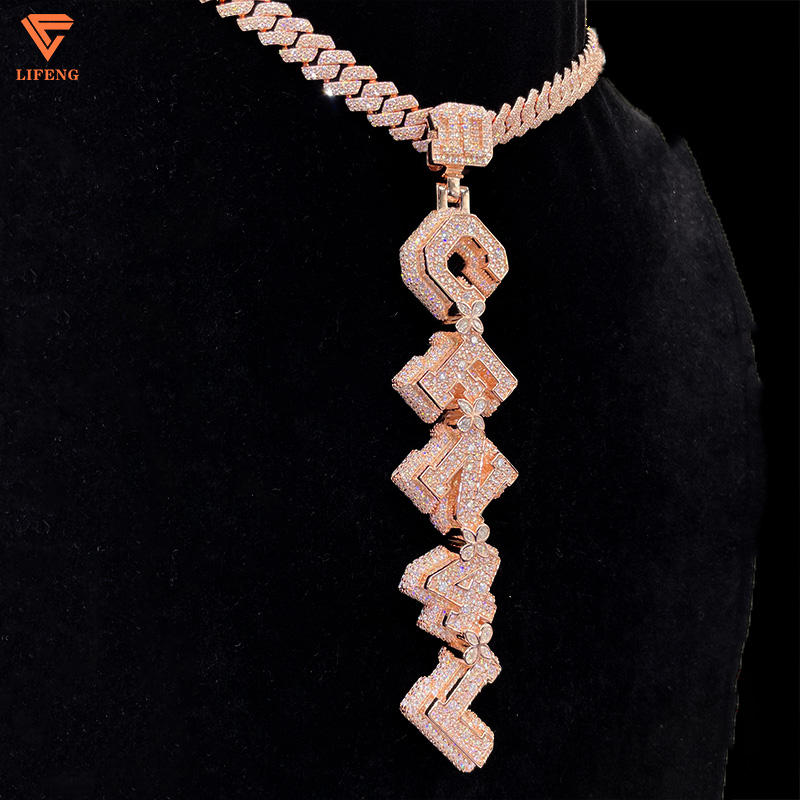 4in silver with moissanite